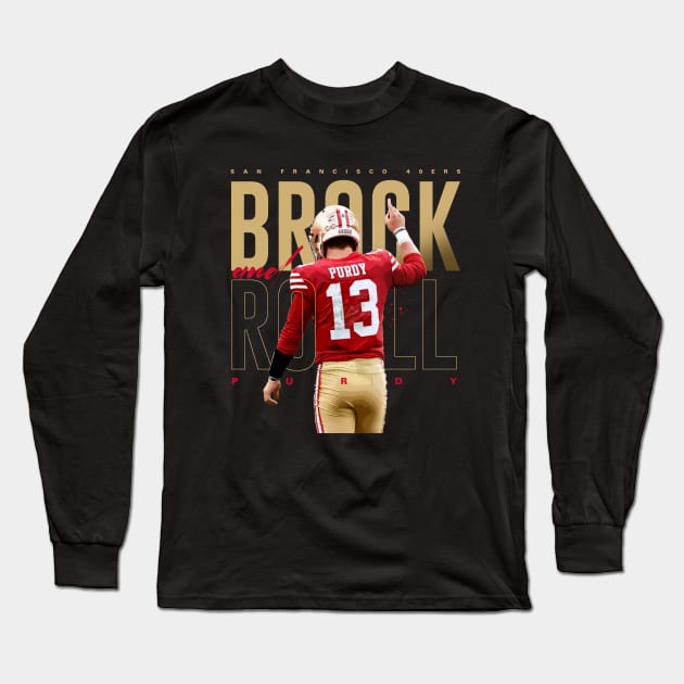 Brock Purdy Long Sleeve T-Shirt by Juantamad